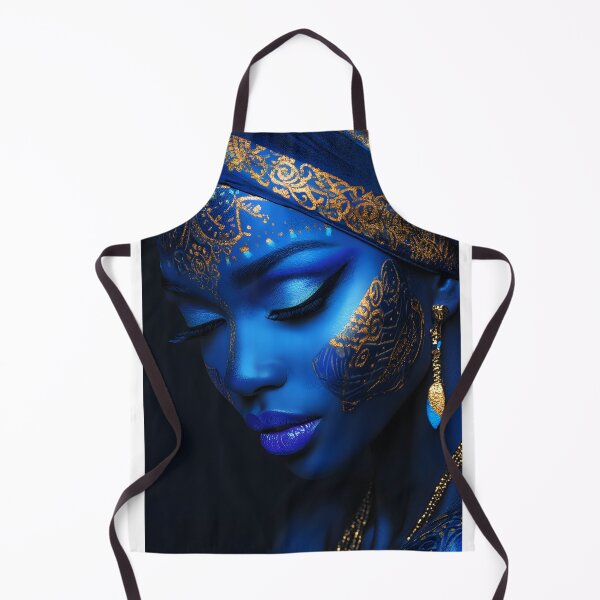 Item preview, Captivating Blue Aesthetic with Gold Accents designed and sold by Artessie.