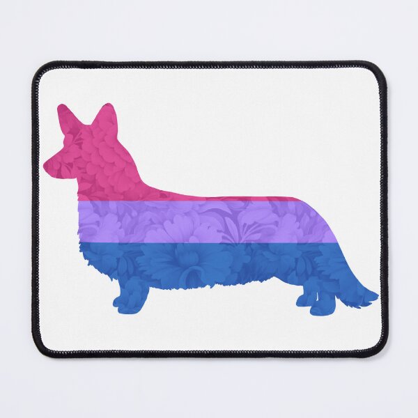 Item preview, Bisexual Pride Cardigan Welsh Corgi Standing designed and sold by Spinyflowerart.