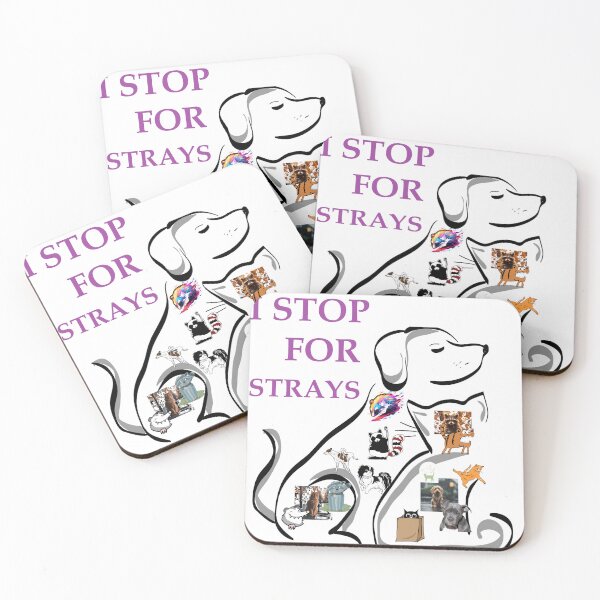 Item preview, I stop for strays designed and sold by PickYerSticker.