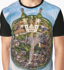 Majestic little planet view of little village Ebersmunster Graphic T-Shirt