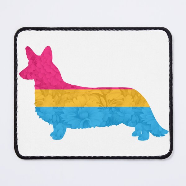 Item preview, Pansexual Pride Cardigan Welsh Corgi Standing designed and sold by Spinyflowerart.