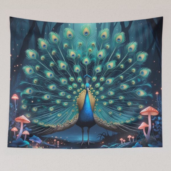 Item preview, Mesmerising Peacock designed and sold by Nature's Palette.