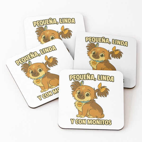 Item preview, Pequeña, linda y con moñitos – Perrita tierna estilo caricatura designed and sold by YL Designs.