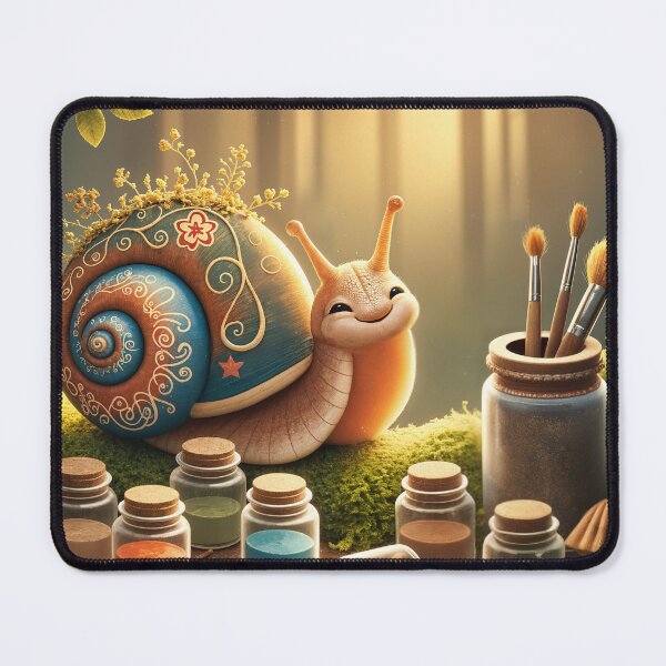 Item preview, Cute Snail With Painted Shell designed and sold by Fadastic.
