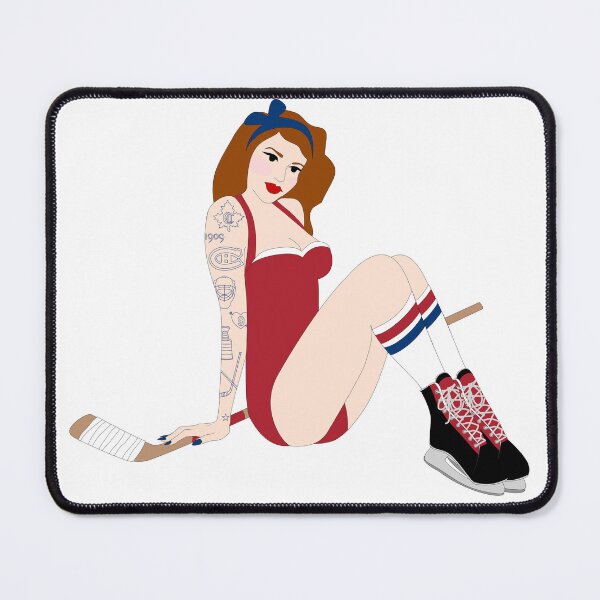 Item preview, Montreal Canadiens Pinup designed and sold by Heather H Designs .