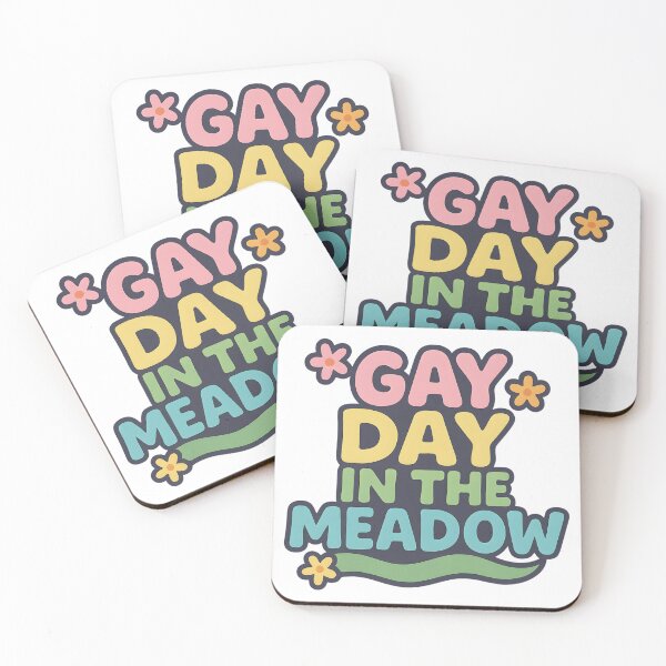 Item preview, Gay Day in the Meadow – Retro Typography designed and sold by Haus Of Sin.