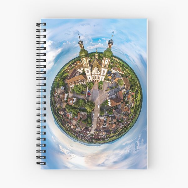 Item preview, Majestic little planet view of little village Ebersmunster  designed and sold by Alexander Sorokopud.