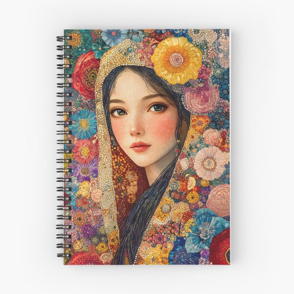 Item preview, Vibrant Floral Portrait with Rich Textures and Detail designed and sold by Artessie.