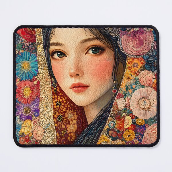 Item preview, Vibrant Floral Portrait with Rich Textures and Detail designed and sold by Artessie.