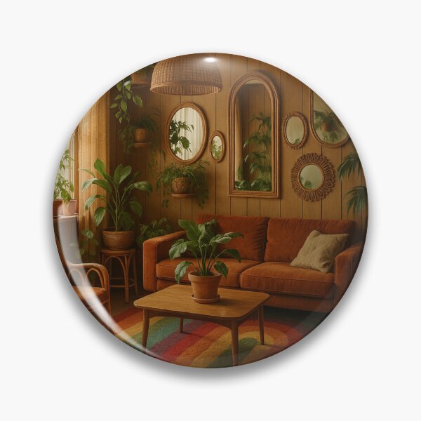 Artikelvorschau, Omas Wohnzimmer aus den 1970er Jahren entworfen und verkauft von 1970s Dreamscapes.
