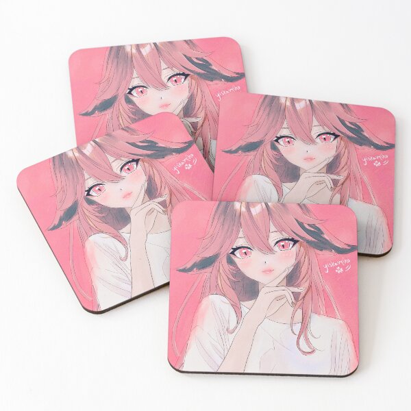 Item preview, The Pink-Eyed Gumiho (COLOR) designed and sold by yiskamiho.