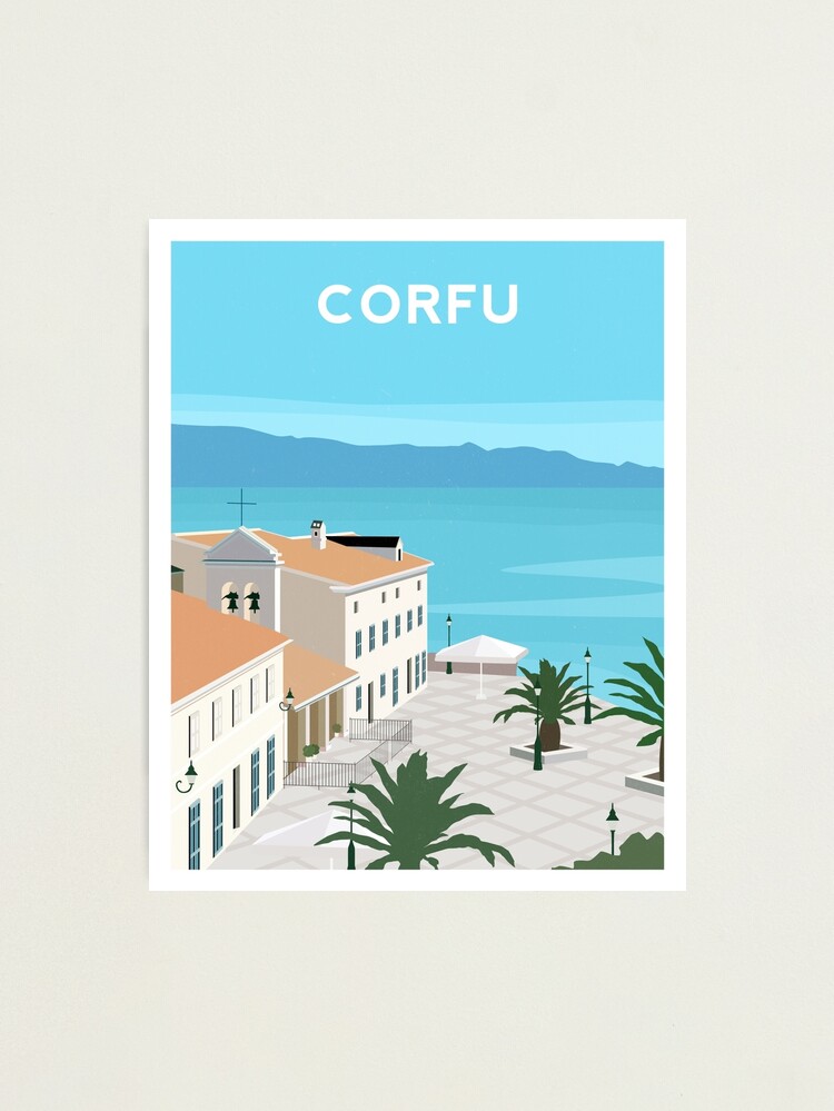 Thumbnail 1 of 3, Photographic Print, Corfu - Greece designed and sold by typelab.