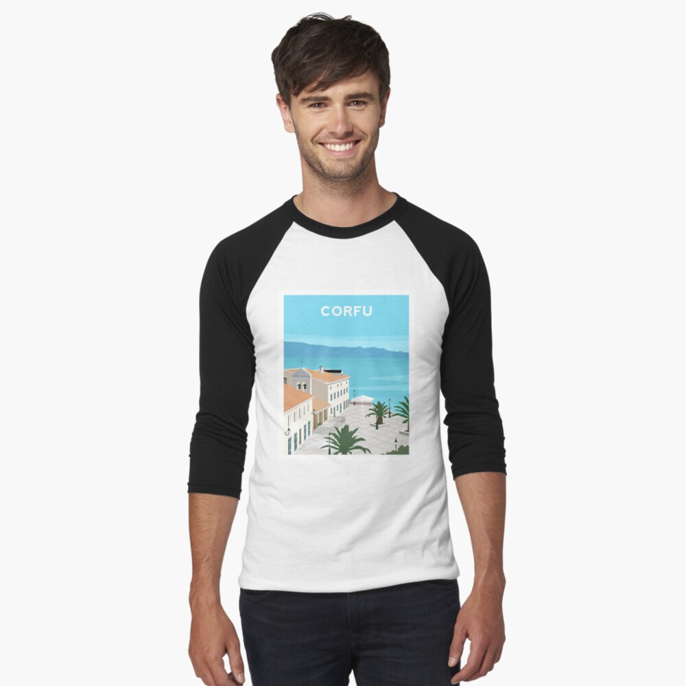 Item preview, Baseball ¾ Sleeve T-Shirt designed and sold by typelab.