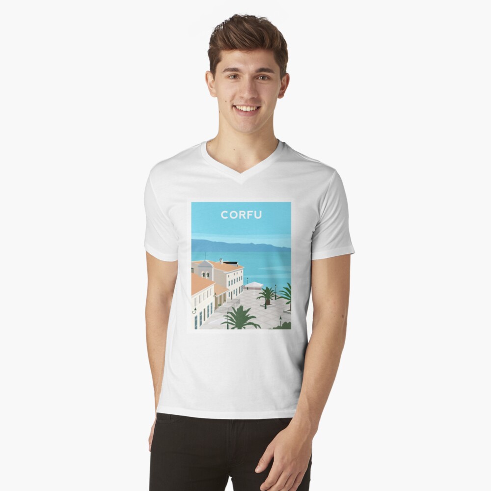 Item preview, V-Neck T-Shirt designed and sold by typelab.