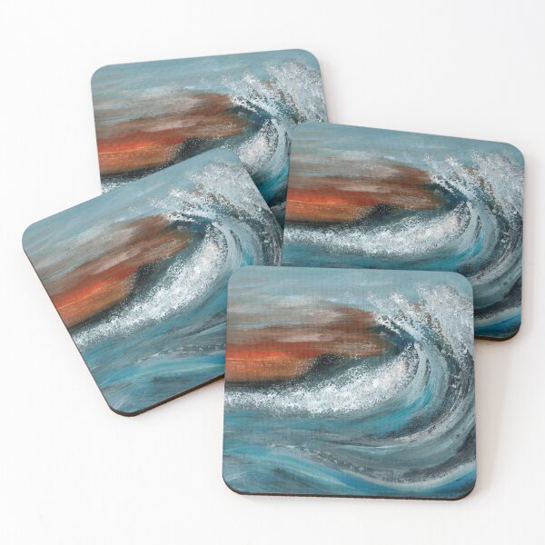 Item preview, Sunset waves designed and sold by tattooclumsey.