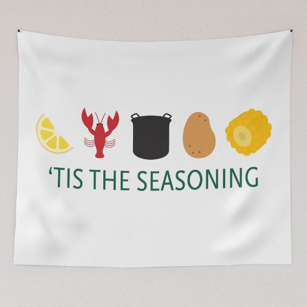 Item preview, Crawfish Boil Tis the Seasoning designed and sold by Magnolia Valley Art.