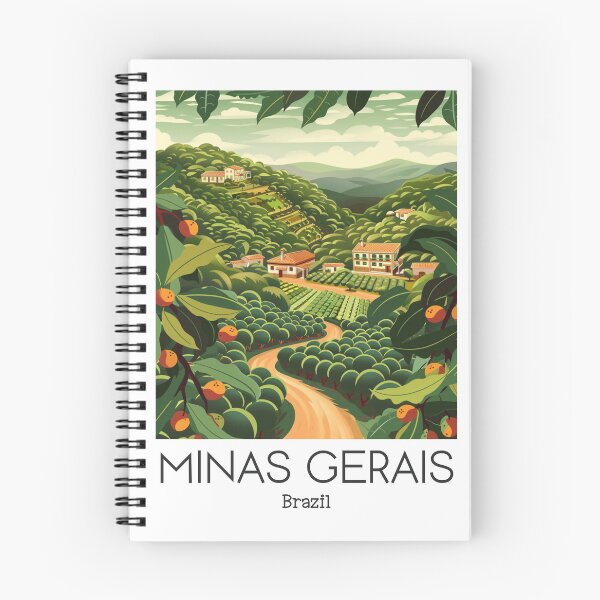 Item preview, A Vintage Illustration of Minas Gerais - Brazil  designed and sold by GoodOldVintage.