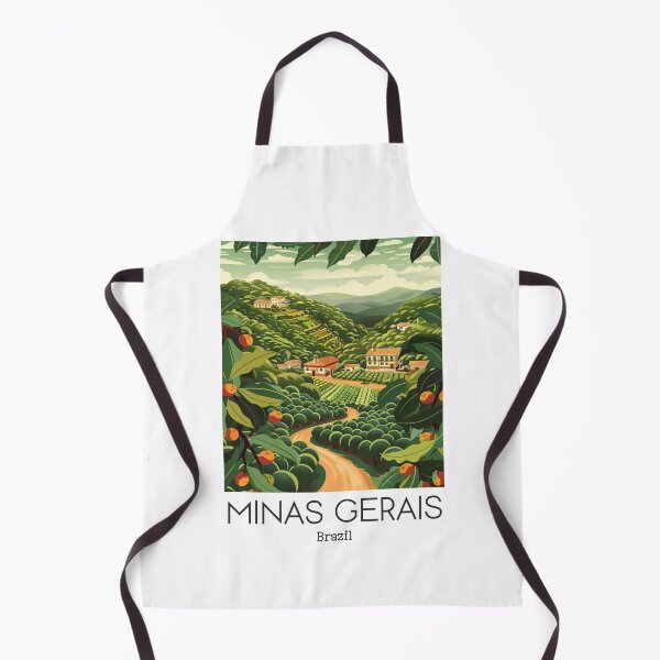 Item preview, A Vintage Illustration of Minas Gerais - Brazil designed and sold by GoodOldVintage.