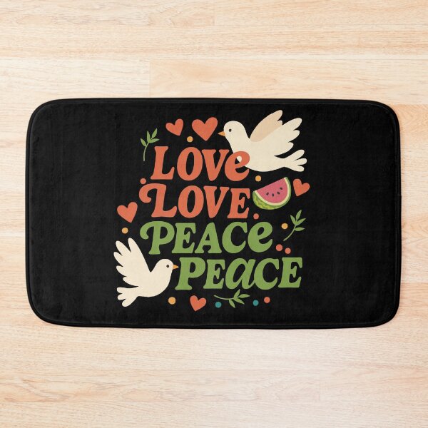 Item preview, Love Love Peace Peace, Watermelon & Doves Charity Design - Free Palestine, Free Gaza, Save Palestine, Save Gaza, Eurovision Song Contest - Eurovision Song Contest 2025, ESC2025 ESC designed and sold by Vision-Tees.