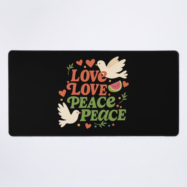 Item preview, Love Love Peace Peace, Watermelon & Doves Charity Design - Free Palestine, Free Gaza, Save Palestine, Save Gaza, Eurovision Song Contest - Eurovision Song Contest 2025, ESC2025 ESC designed and sold by Vision-Tees.