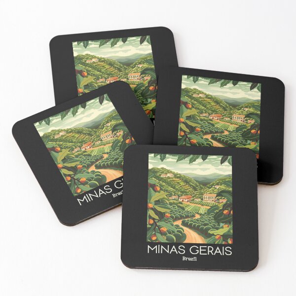 Item preview, A Vintage Illustration of Minas Gerais - Brazil  designed and sold by GoodOldVintage.
