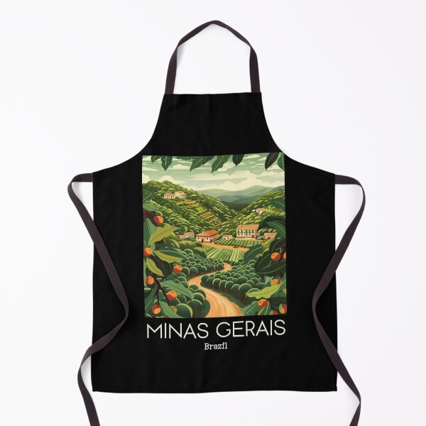 Item preview, A Vintage Illustration of Minas Gerais - Brazil designed and sold by GoodOldVintage.
