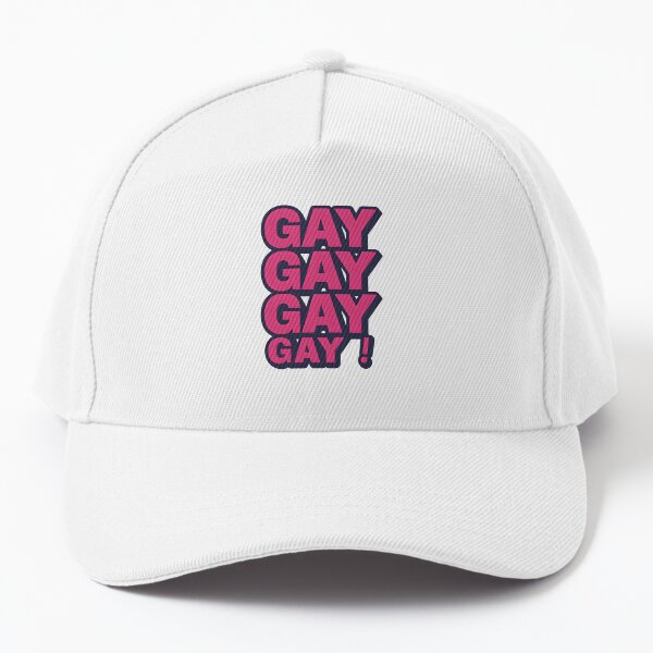Aperçu de l'œuvre Gay Gay Gay Gay – Design typographique audacieux créée et vendue par Haus Of Sin.