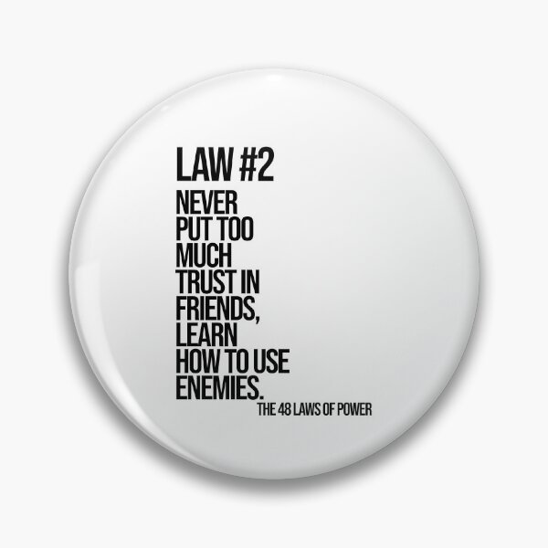 Item preview, Law 2 Poster – 48 Laws of Power designed and sold by Enea Kelo.