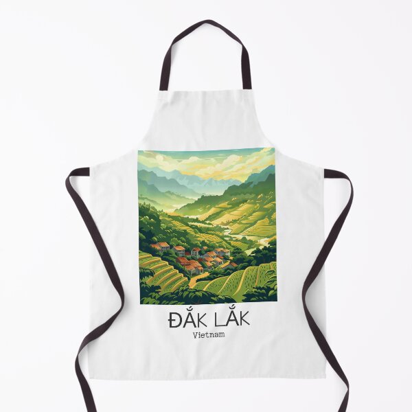 Item preview, A Vintage Illustration of Đắk Lắk - Vietnam designed and sold by GoodOldVintage.