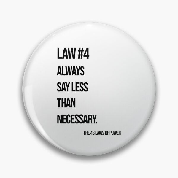 Item preview, Law 4 Poster – 48 Laws of Power designed and sold by Enea Kelo.