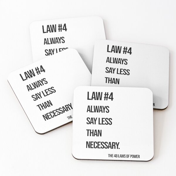 Item preview, Law 4 Poster – 48 Laws of Power designed and sold by Enea Kelo.