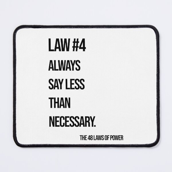 Item preview, Law 4 Poster – 48 Laws of Power designed and sold by Enea Kelo.