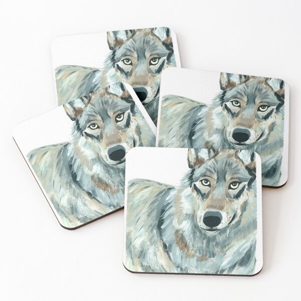 Item preview, Wolf painting designed and sold by tattooclumsey.