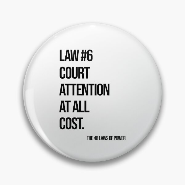 Item preview, Law 6 Poster – 48 Laws of Power designed and sold by Enea Kelo.
