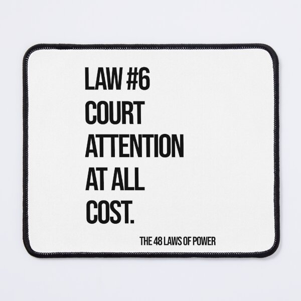 Item preview, Law 6 Poster – 48 Laws of Power designed and sold by Enea Kelo.