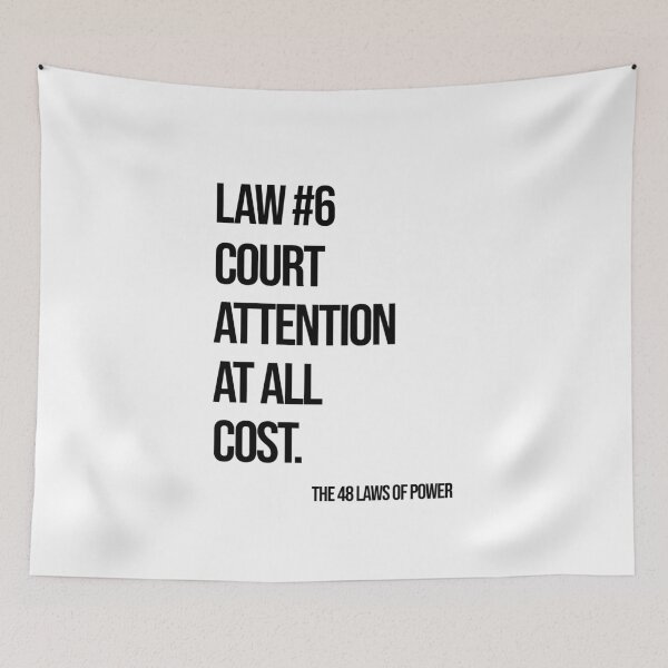 Item preview, Law 6 Poster – 48 Laws of Power designed and sold by Enea Kelo.