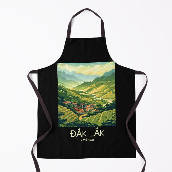 Item preview, A Vintage Illustration of Đắk Lắk - Vietnam designed and sold by GoodOldVintage.