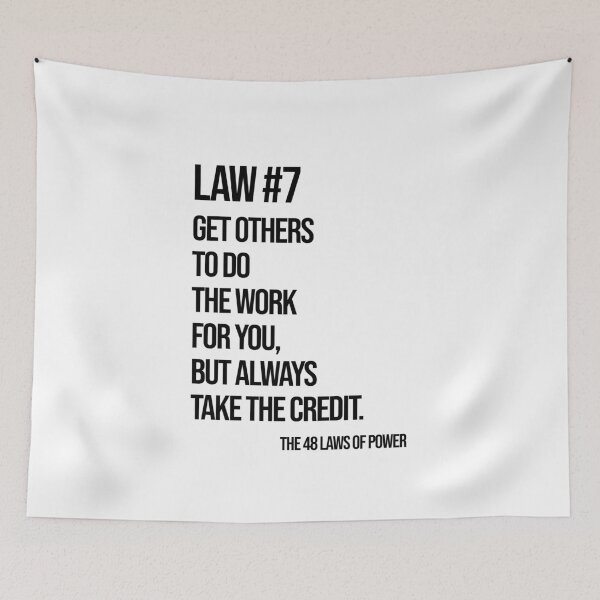 Item preview, Law 7 Poster – 48 Laws of Power designed and sold by Enea Kelo.
