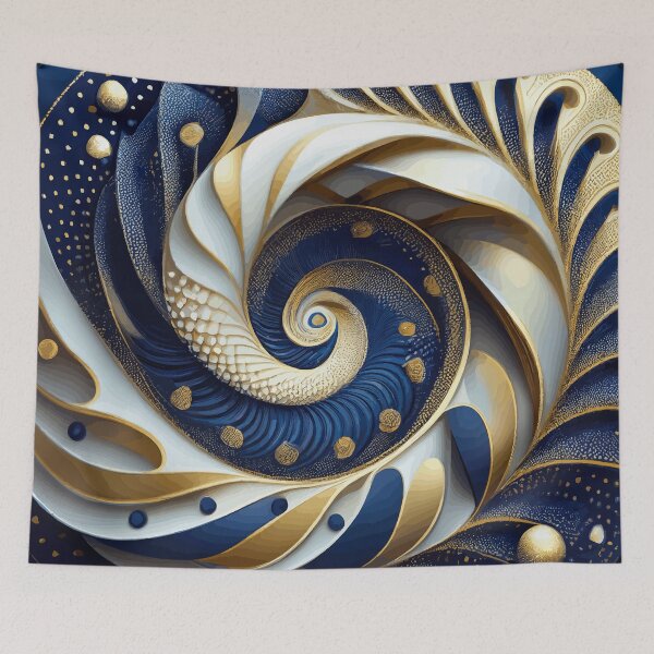 Item preview, Colorful Abstract Fibonacci Art 143 designed and sold by Vicky Brago-Mitchell®.