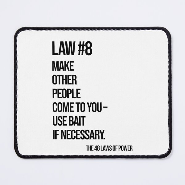 Item preview, Law 8 Poster – 48 Laws of Power designed and sold by Enea Kelo.