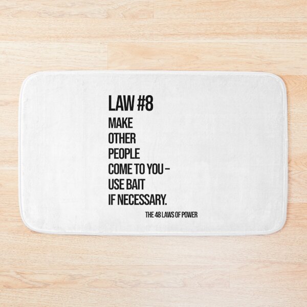 Item preview, Law 8 Poster – 48 Laws of Power designed and sold by Enea Kelo.