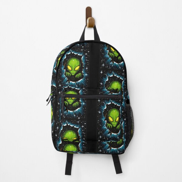 Item preview, Green Alien In Space Portal Sci Fi designed and sold by Tigerr3g.