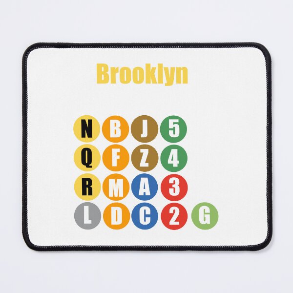 Item preview, Brooklyn ny train lines yellow designed and sold by Mozart3.