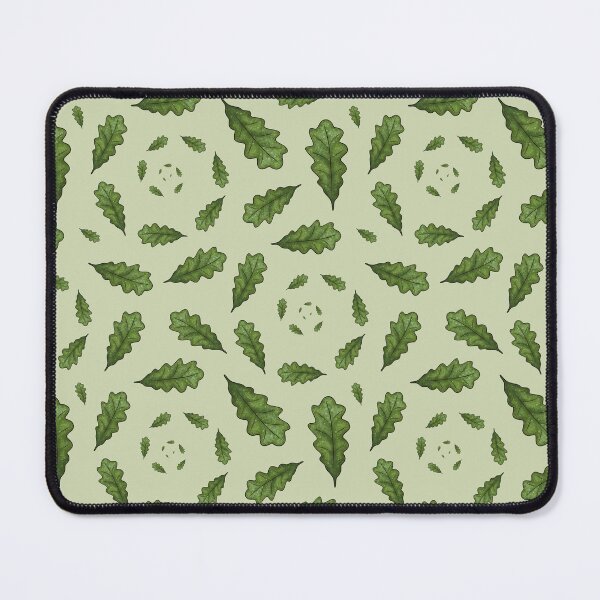 Item preview, Pattern with spirals of leaves on a light green background designed and sold by Cherevan.