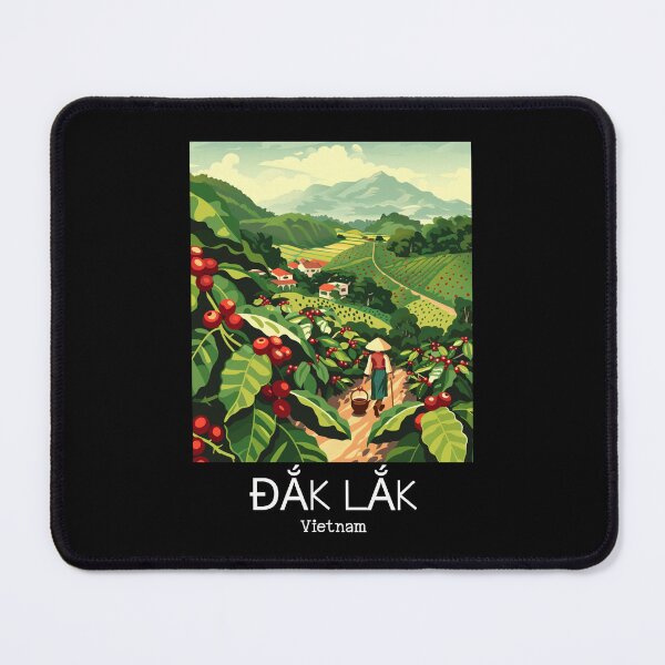 Item preview, A Vintage Illustration of Đắk Lắk - Vietnam  designed and sold by GoodOldVintage.