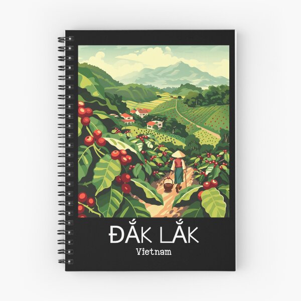 Item preview, A Vintage Illustration of Đắk Lắk - Vietnam  designed and sold by GoodOldVintage.