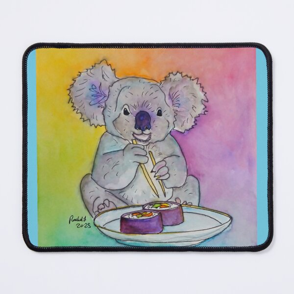 Item preview, Koala Eating Sushi designed and sold by RLawrenceArt.