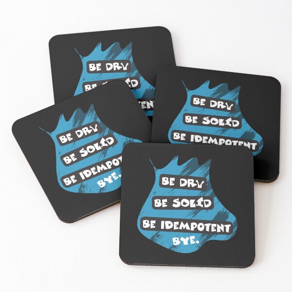 Item preview, DRY,SOLID,Idempotent  - programmer vibe designed and sold by Sarcastic designs.