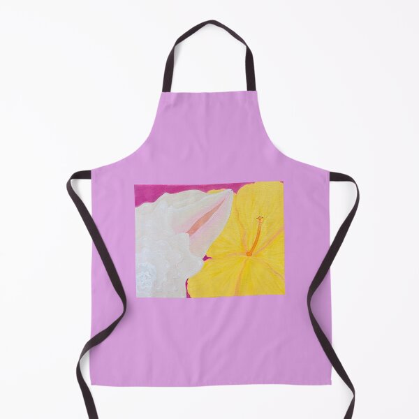 Item preview, Triton’s Trumpet and Yellow Hibiscus designed and sold by Marcene Ogawa.