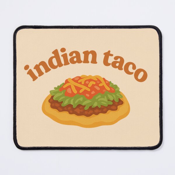 Item preview, Indian Taco Retro Food Illustration Frybread Street-Food Tee & Merch designed and sold by The Kindred.